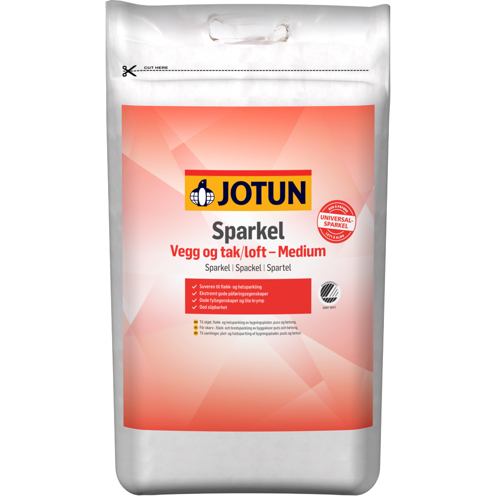 Jotun Sparkel vegg/tak medium 15l | Maxbo Proff