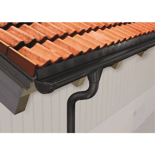 Plastmo Rennekrok nr 11 konsoll plast ø: 90mm sort | Maxbo Proff