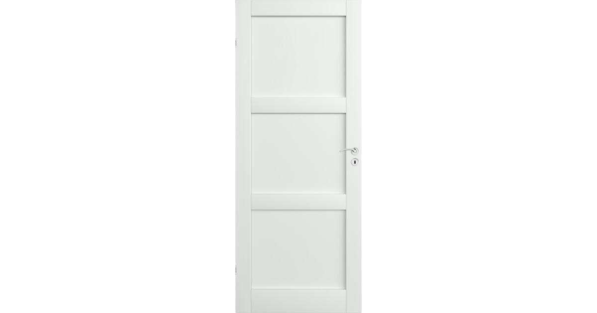 Scanflex Dørblad trend 3 80x210 hvit | Maxbo Proff