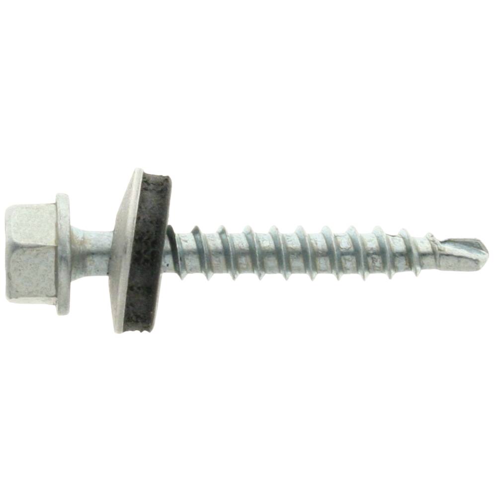 Plannja Skrue farmer 4,8x35 svart a250 selvborende m/sekskanthode svart ...