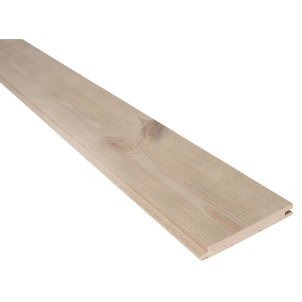 Bergene Holm Glattpanel børstet beiset furu 14x120 mm setergrå | Maxbo ...