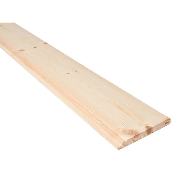 Standardsortiment Perlestaffpanel natur ubehandlet furu 14x120 mm ...